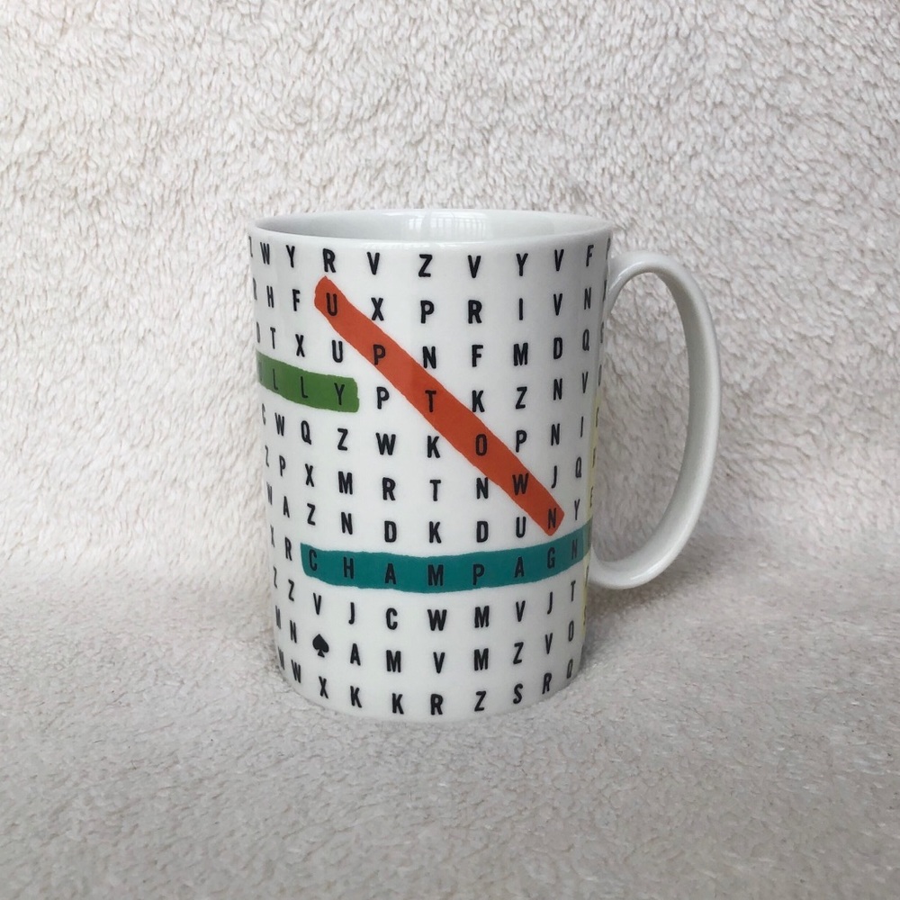 Kate Spade Crossword Mug